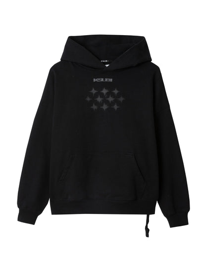 KSUBI X STAYME7O EKCESS HOODIE JET BLACK