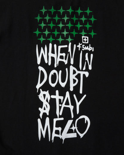 KSUBI X STAYME7O EKCESS HOODIE JET BLACK