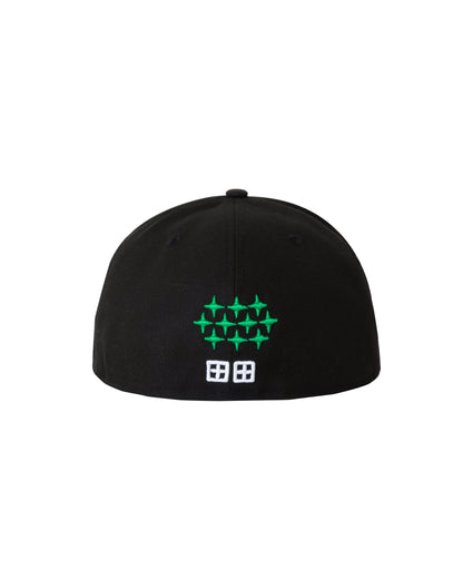 KSUBI X STAYME7O FITTED CAP BLACK