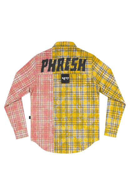 Men's Premium Flannel Two Tone Flannel Shirt