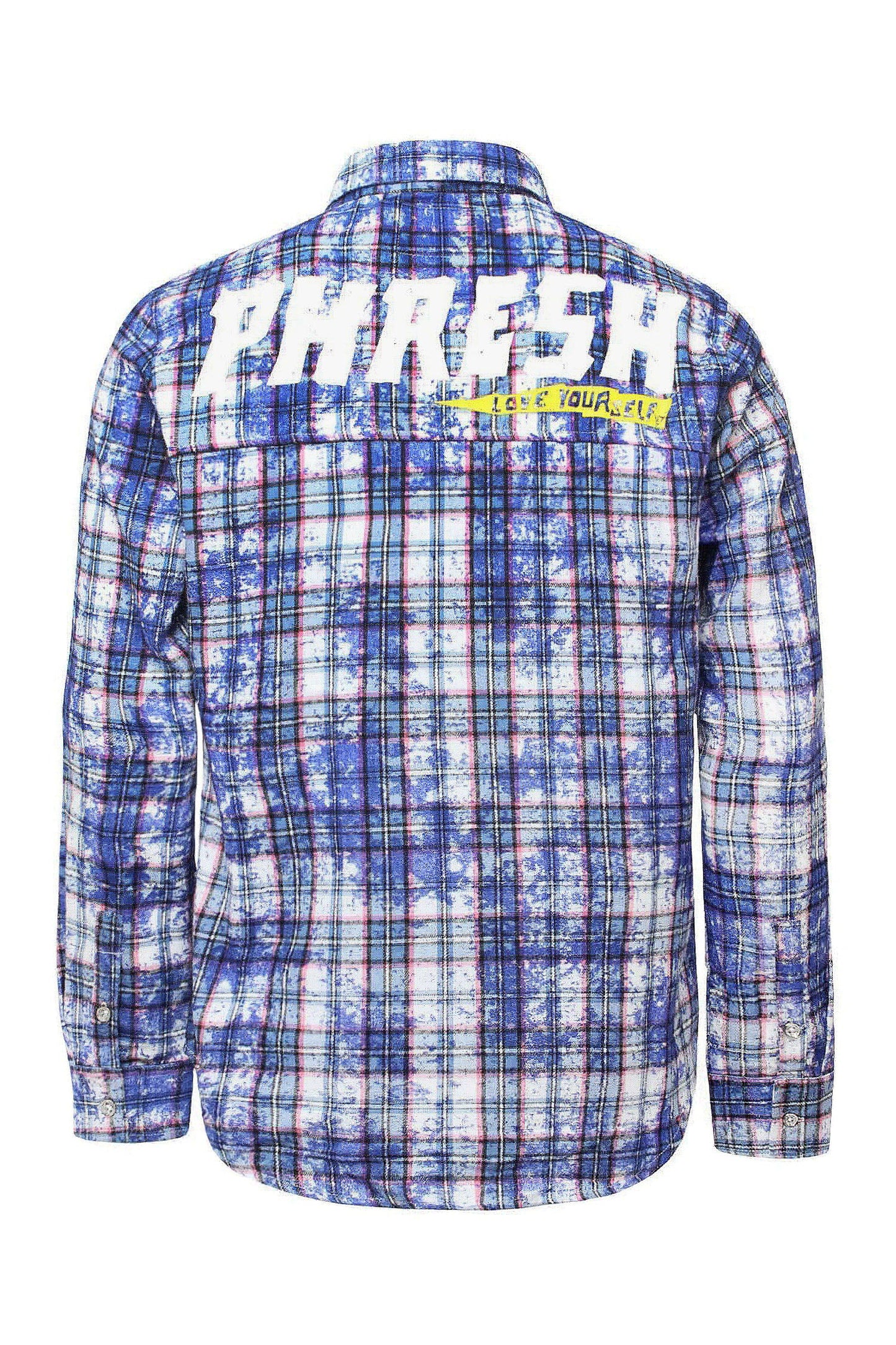 Men's Premium Bleached Multicolor Flannel Shirt