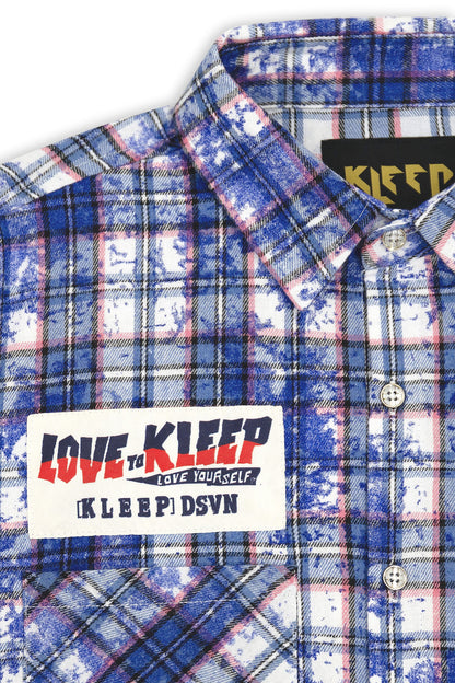 Men's Premium Bleached Multicolor Flannel Shirt