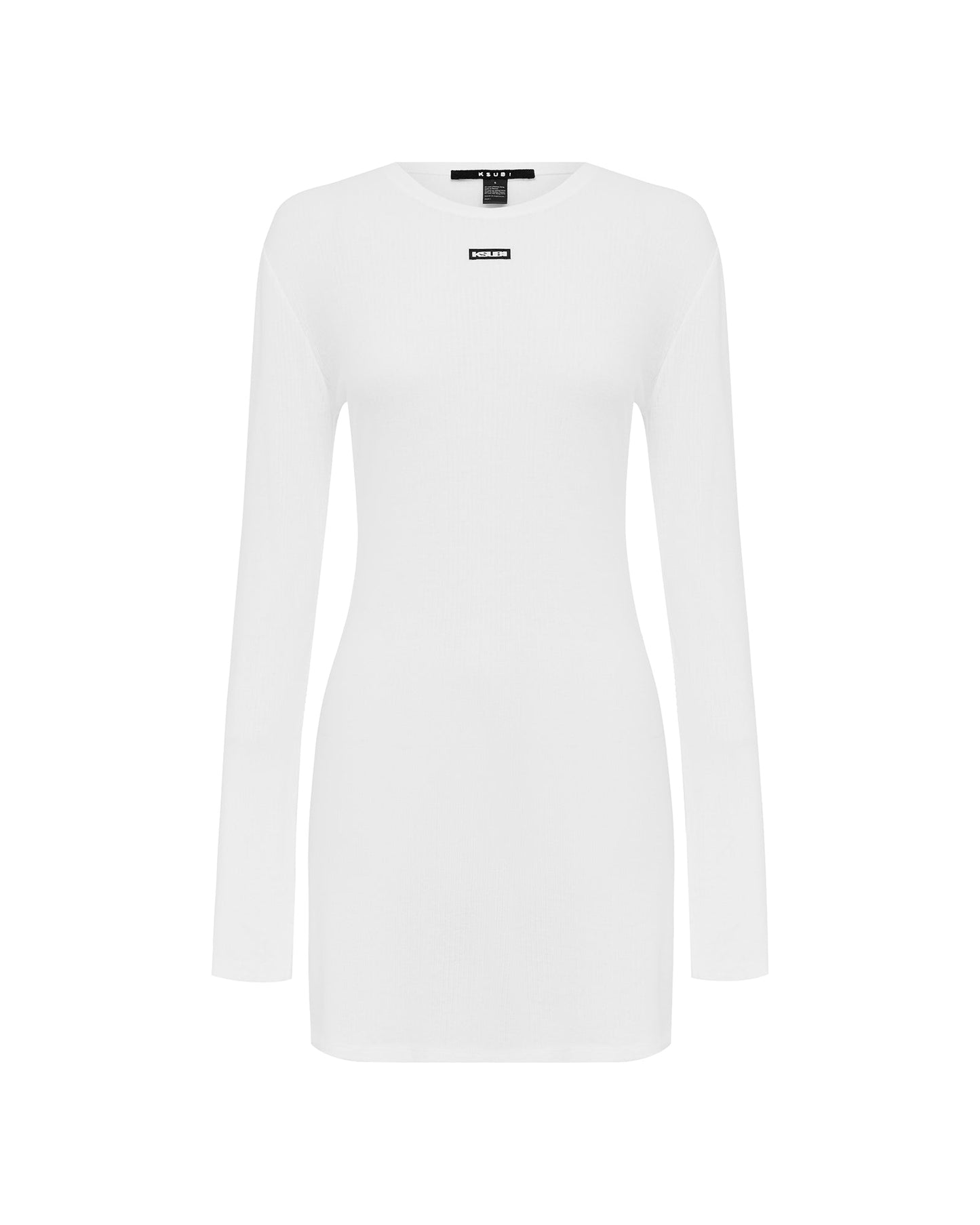CRAWFORD LS MINI DRESS WHITE