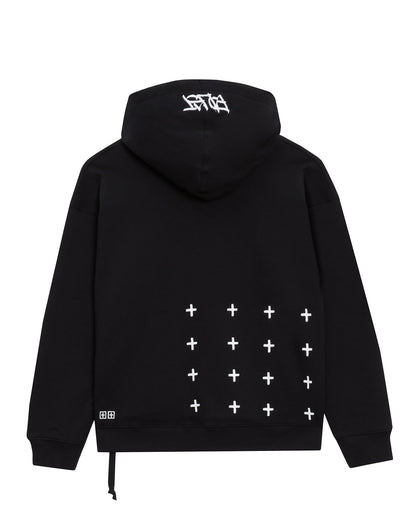 FAUST BIGGIE HOODIE JET BLACK