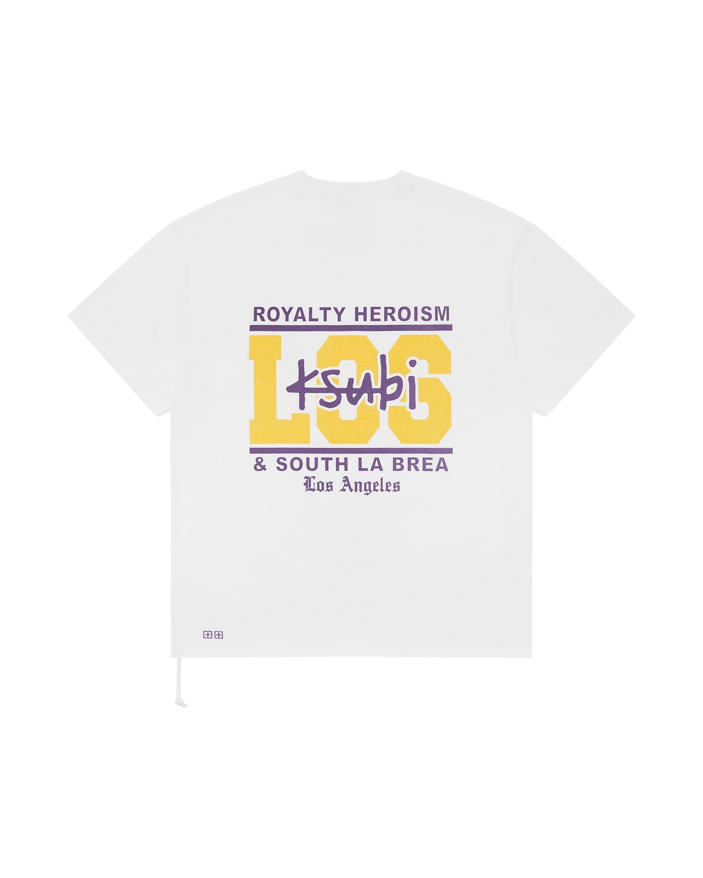 LA AND THE STREETS SS BIGGIE TEE WHITE