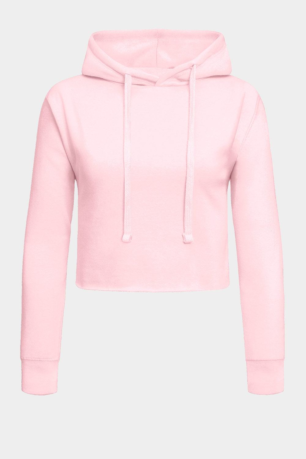 Women's Essential Cropped Long Sleeve Hoodie