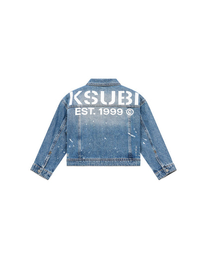 LIL GARAGE JACKET PAINTER BLUE