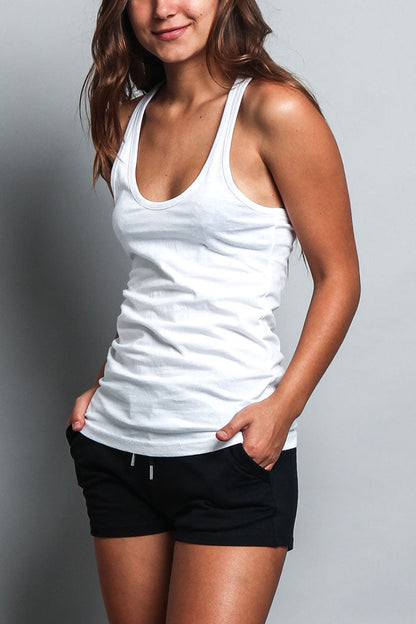 Women's Basic Solid Light Weight Tank Top (2-Pack)