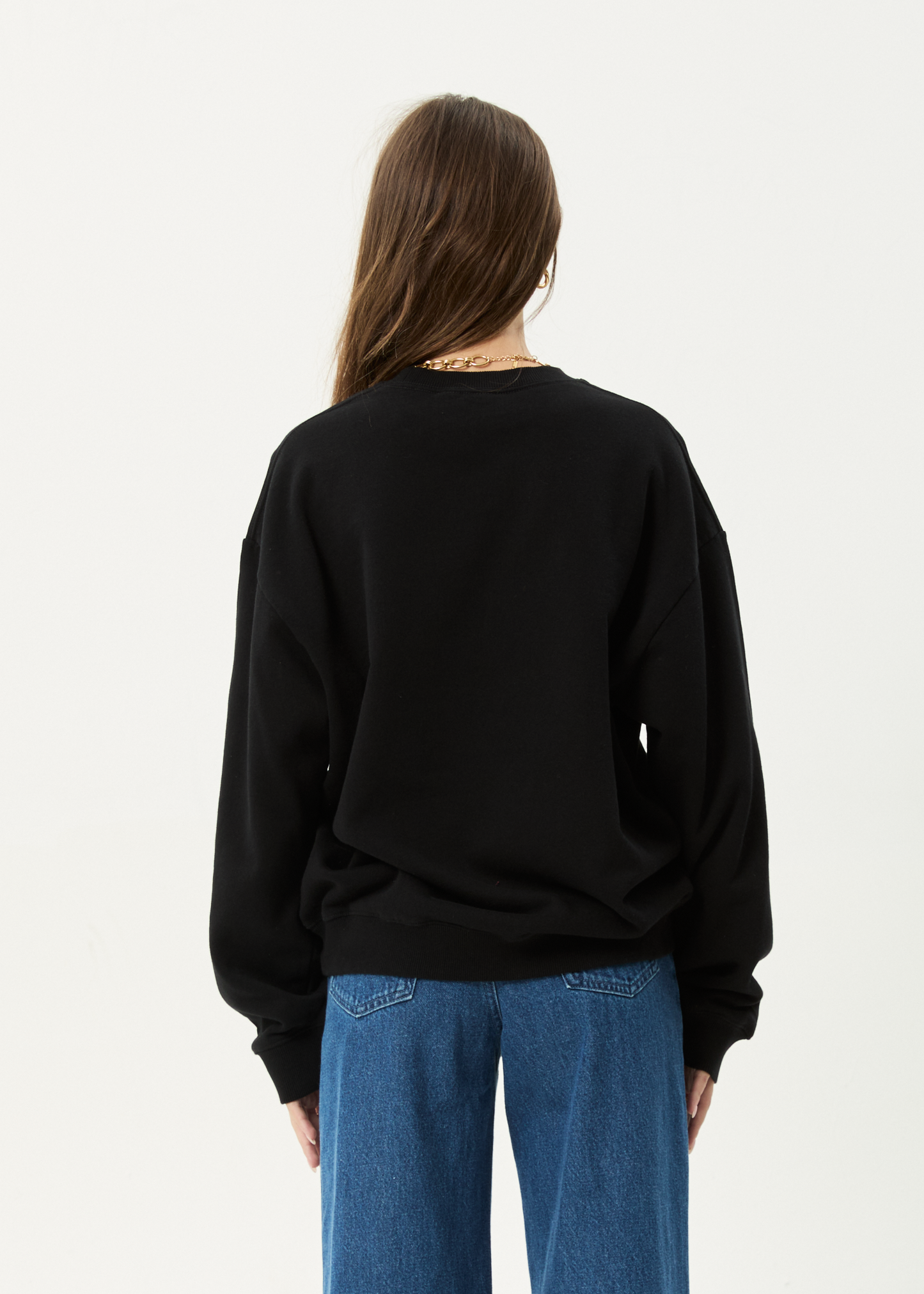 AFENDS Mens Genesis - Crew Neck - Black