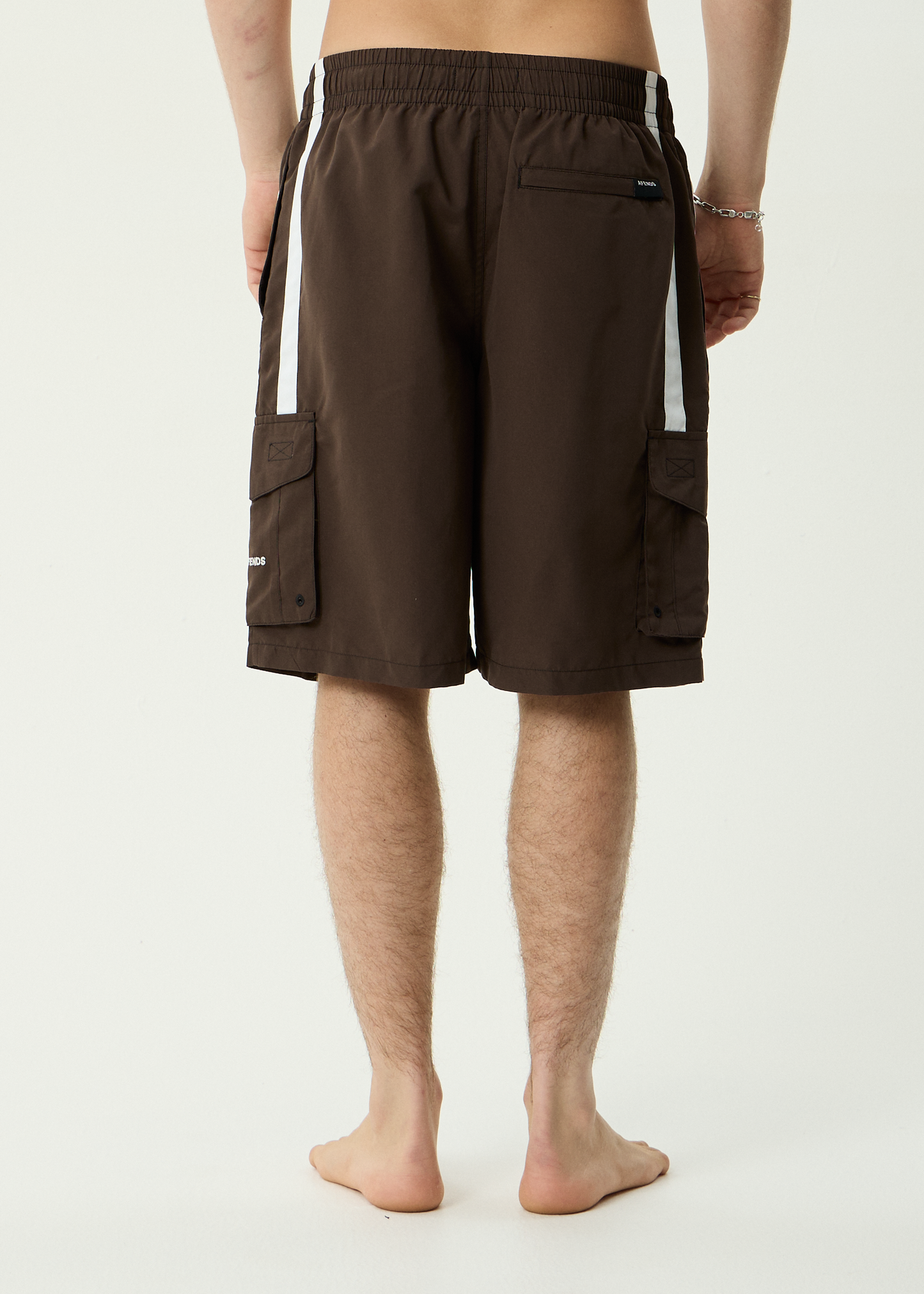 AFENDS Mens House Related - Cargo Short 21" - Coffee