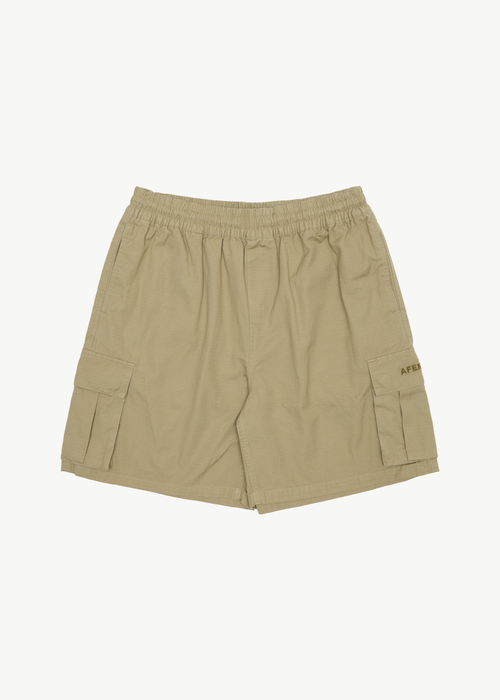 AFENDS Mens Ripped Out 98 - Oversized Cargo Short 22" - Boa