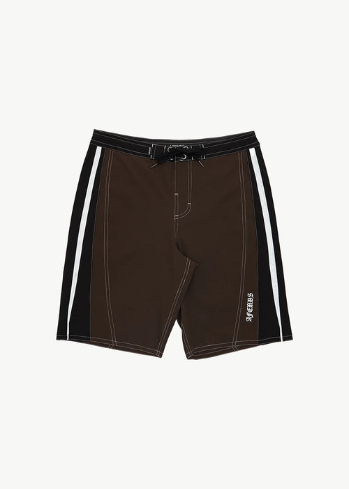 AFENDS Mens Forum - Surf Related V2 Boardshort 22" - Coffee