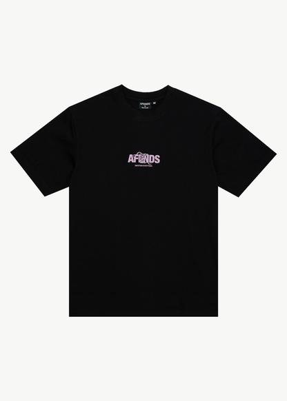 AFENDS Mens Tread - Retro Tee - Black