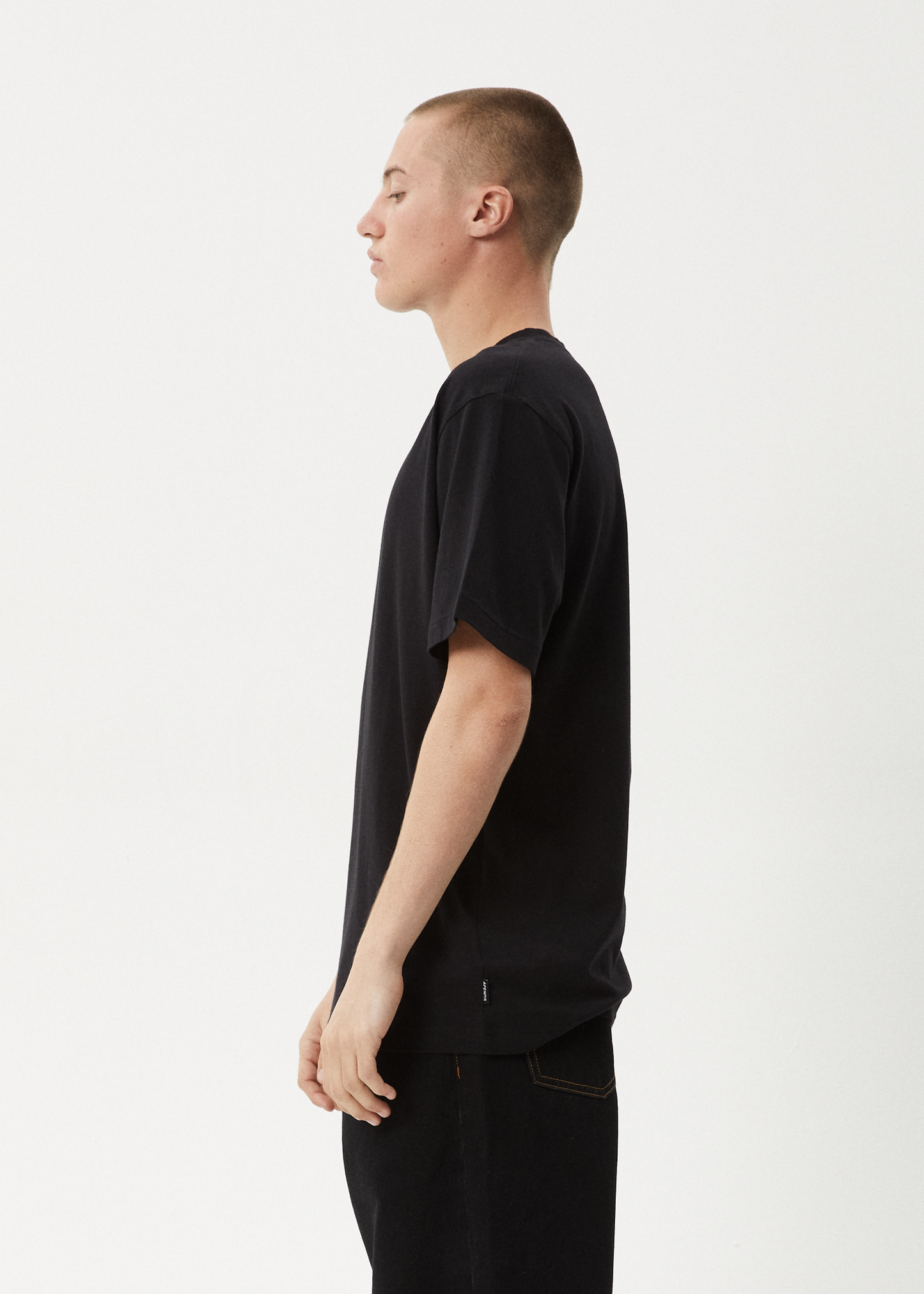 AFENDS Mens Tread - Retro Tee - Black