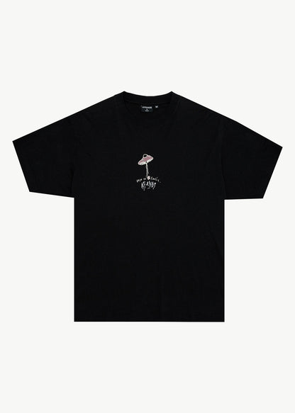 AFENDS Mens High Priority - Boxy Tee - Black