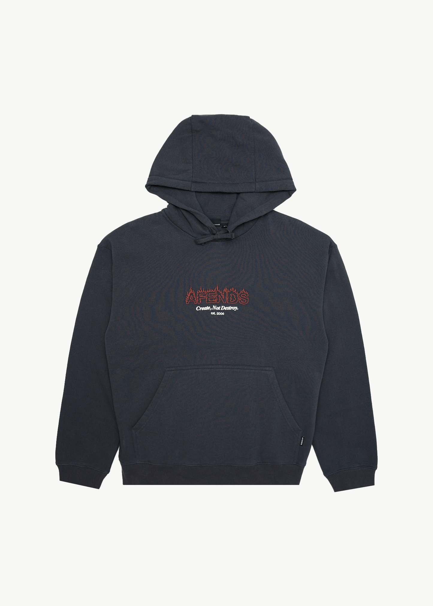 AFENDS Mens Ember - Hoodie - Charcoal
