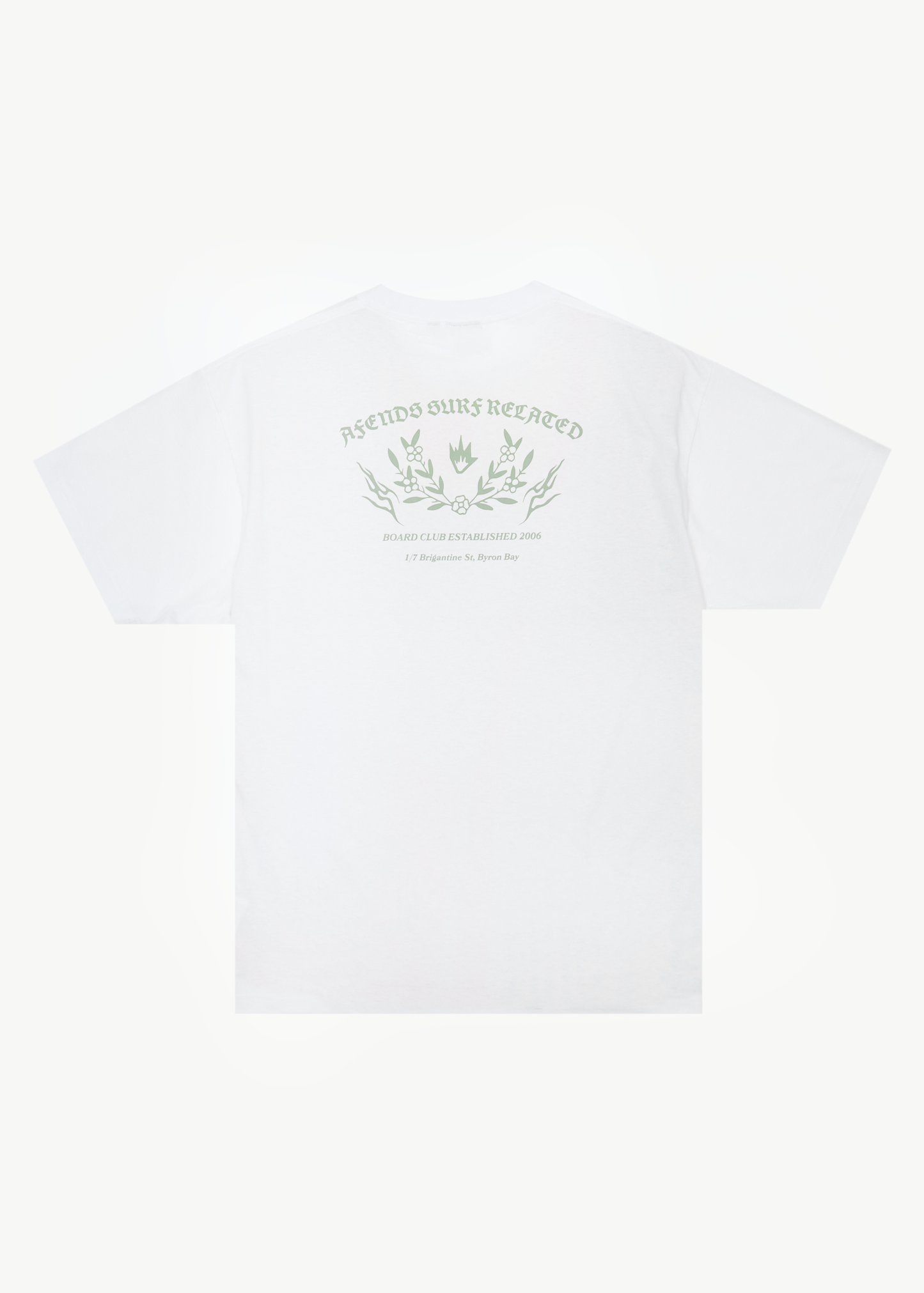 AFENDS Mens Surf Related - Boxy Tee - White
