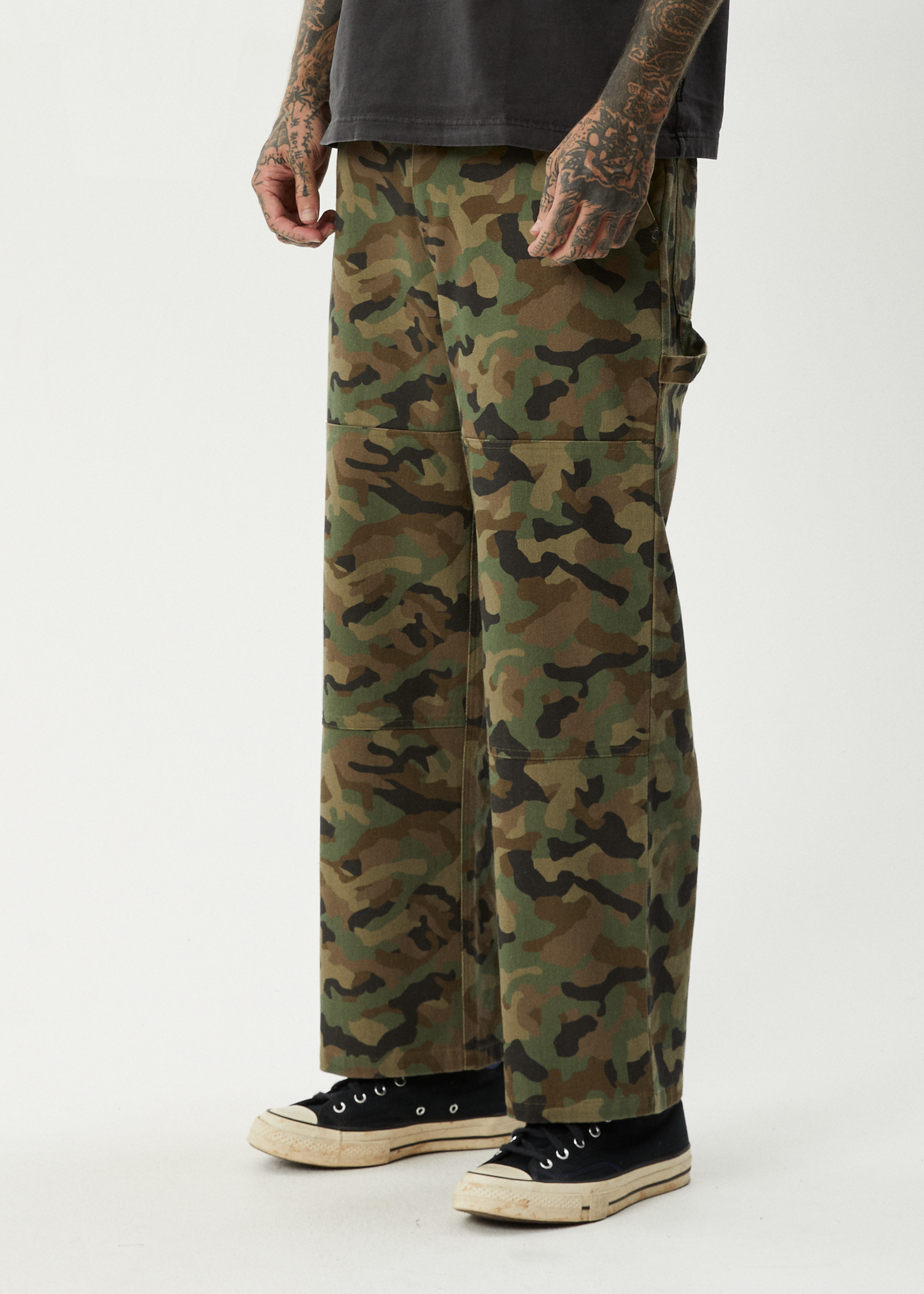 AFENDS Mens Hidden Richmond - Denim Workwear Pant - Hidden