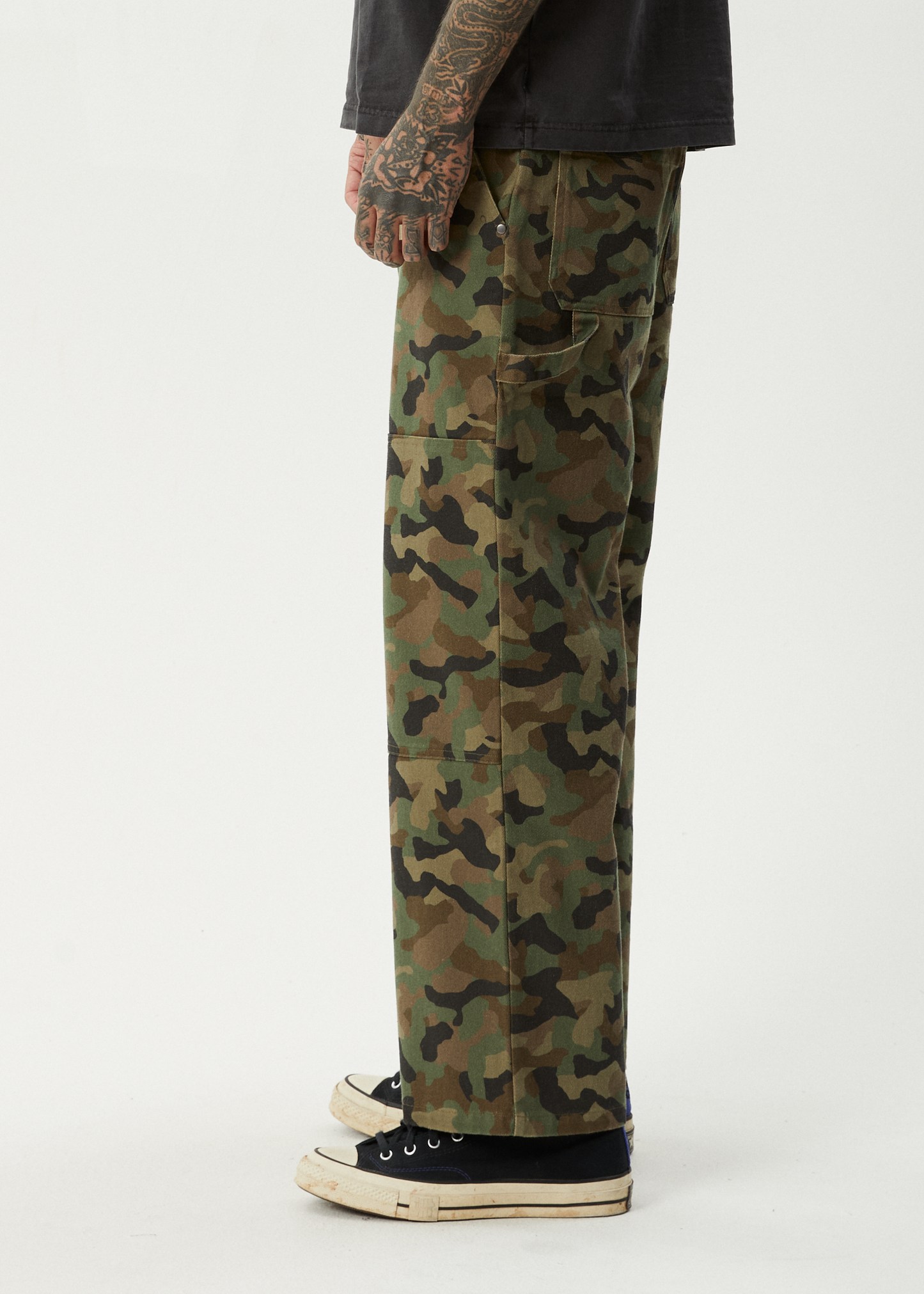 AFENDS Mens Hidden Richmond - Denim Workwear Pant - Hidden