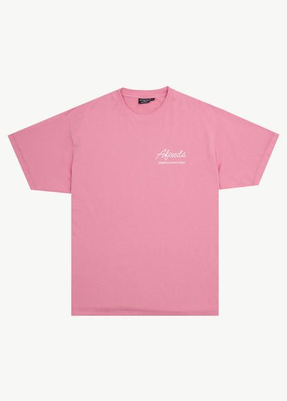 AFENDS Mens Valentine - Heavyweight Boxy Tee - Washed Marrakesh