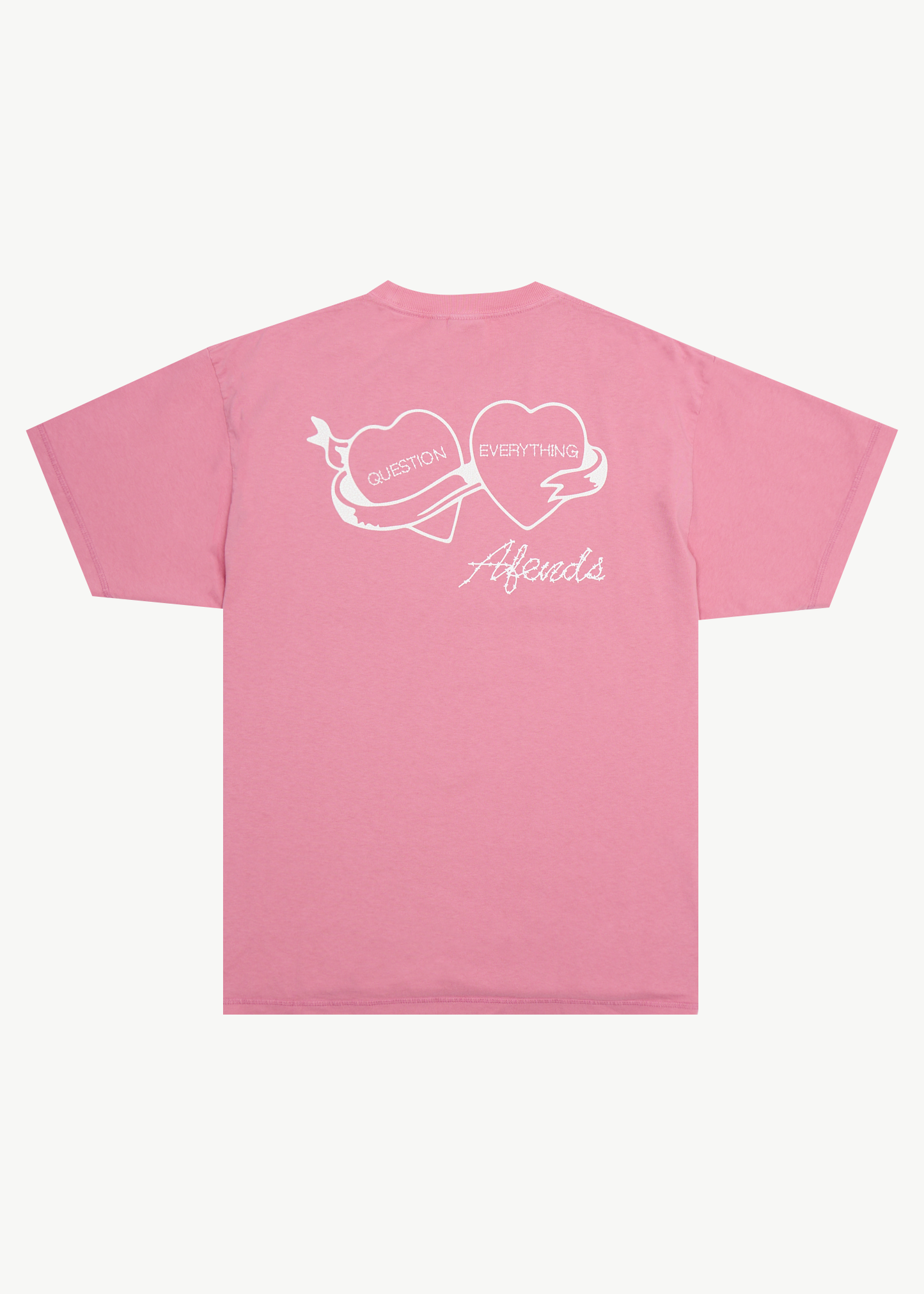 AFENDS Mens Valentine - Heavyweight Boxy Tee - Washed Marrakesh