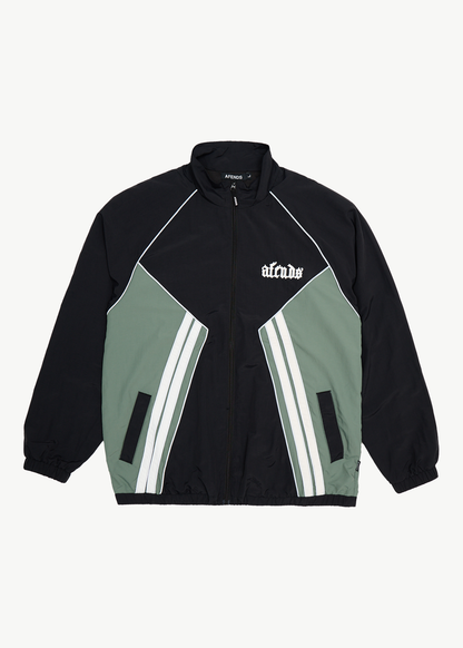 AFENDS Mens Sporting - Sports Spray Jacket - Black