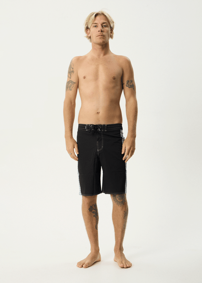 AFENDS Mens Evans - Surf Related Boardshort 20" - Black