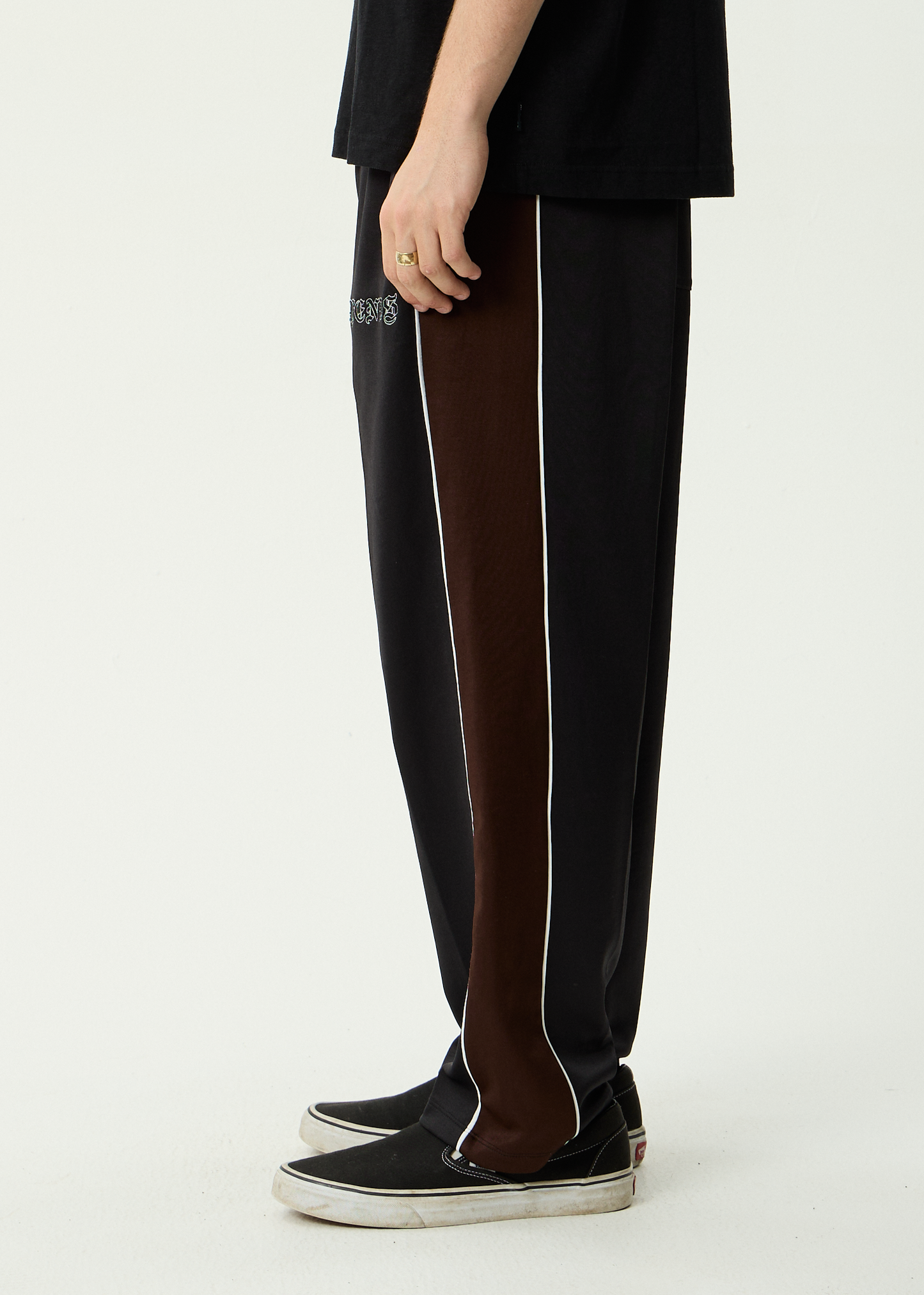 AFENDS Mens Machine -  Track Pant - Black