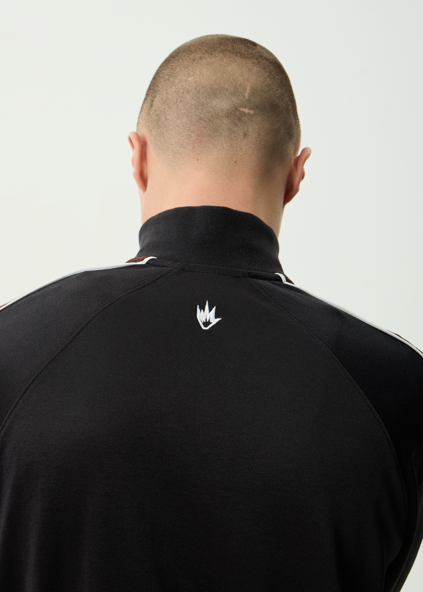 AFENDS Mens Machine -  Zip Through Track Jacket - Black