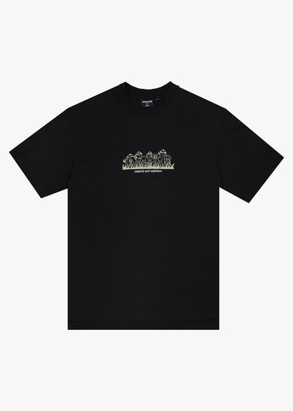 AFENDS Mens Allure - Retro Tee - Black