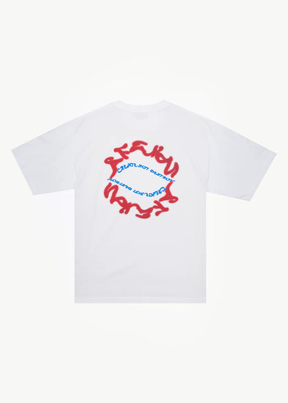 AFENDS Mens Consider - Heavyweight Boxy Tee - White