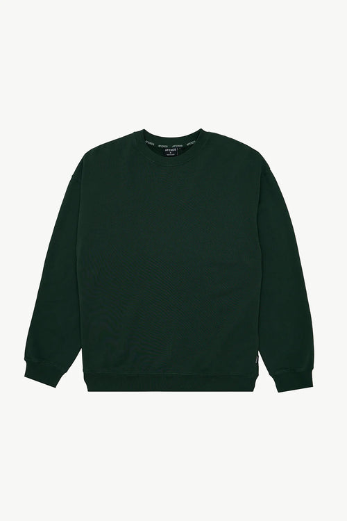AFENDS Mens Genesis - Crew Neck - Washed Pine