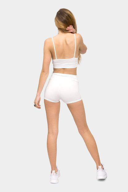 Two Piece Lounge Bra Biker Shorts Set