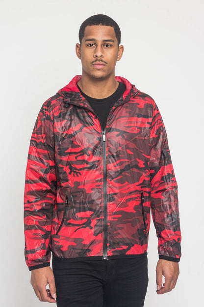 Camo Windbreaker Jacket