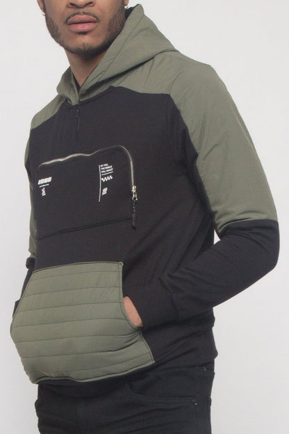 Fleece Kangaroo Pocket Hoodie