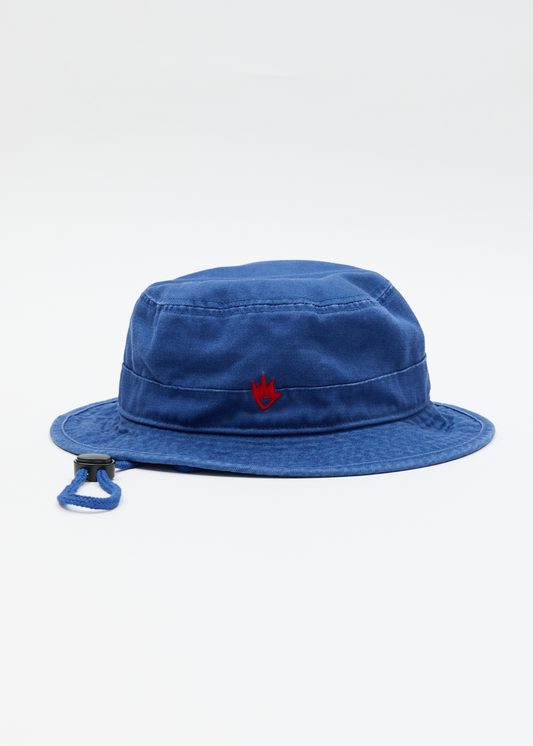 AFENDS Mens Flame - Bucket Hat - Marlin