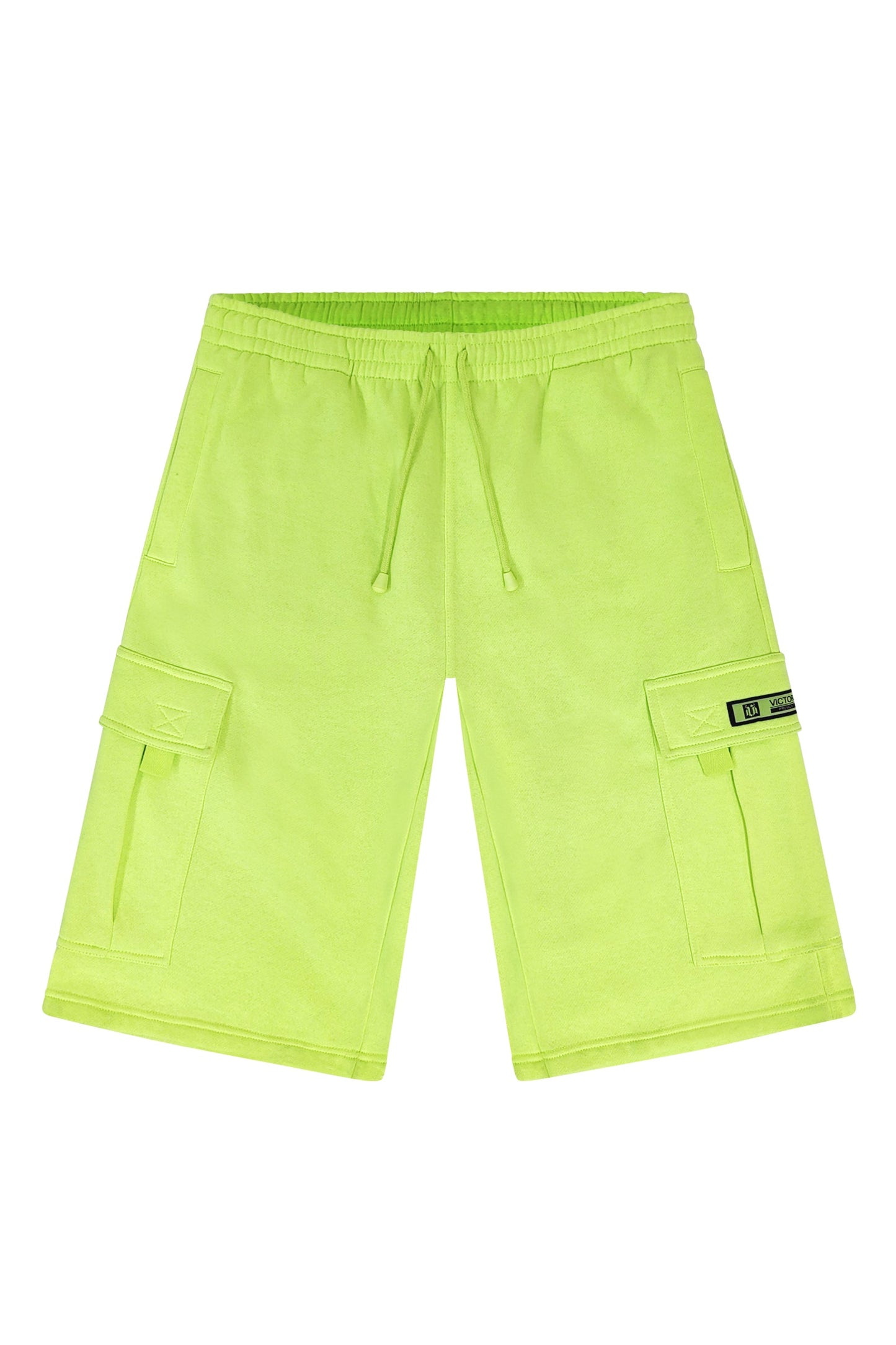 RESTRICT Baggy Fit Cargo Fleece Shorts