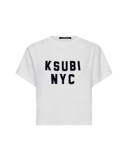 NYC SHRUNKEN SS TEE WHITE