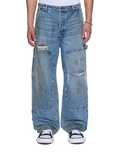 OPERATOR PANT 70'S BLUE