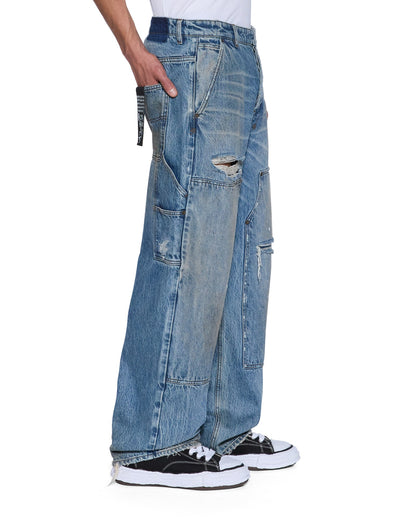 OPERATOR PANT 70'S BLUE