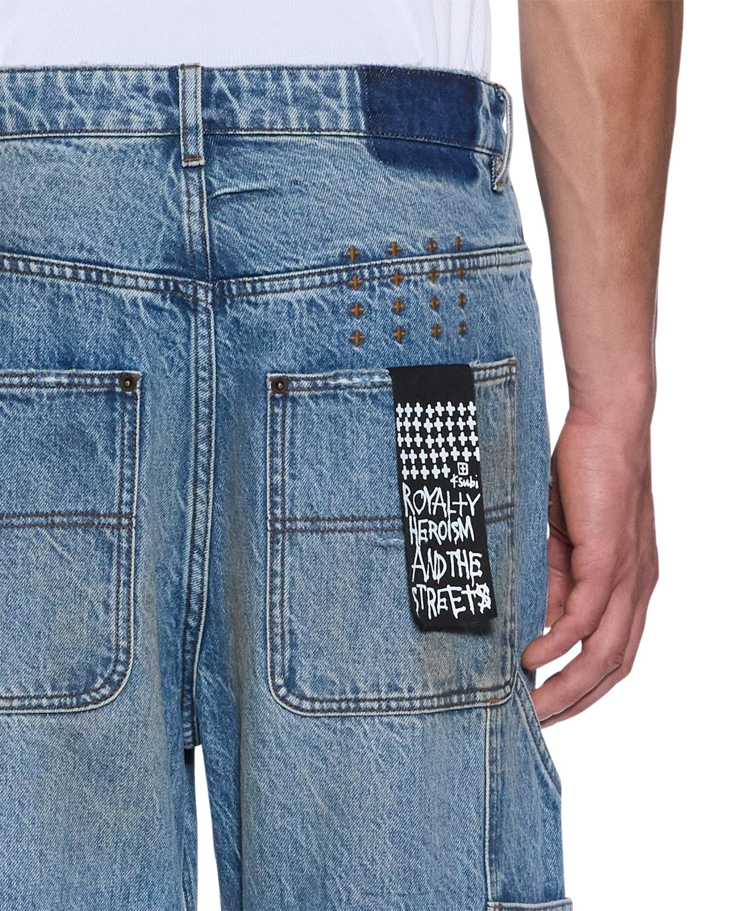 OPERATOR PANT 70'S BLUE