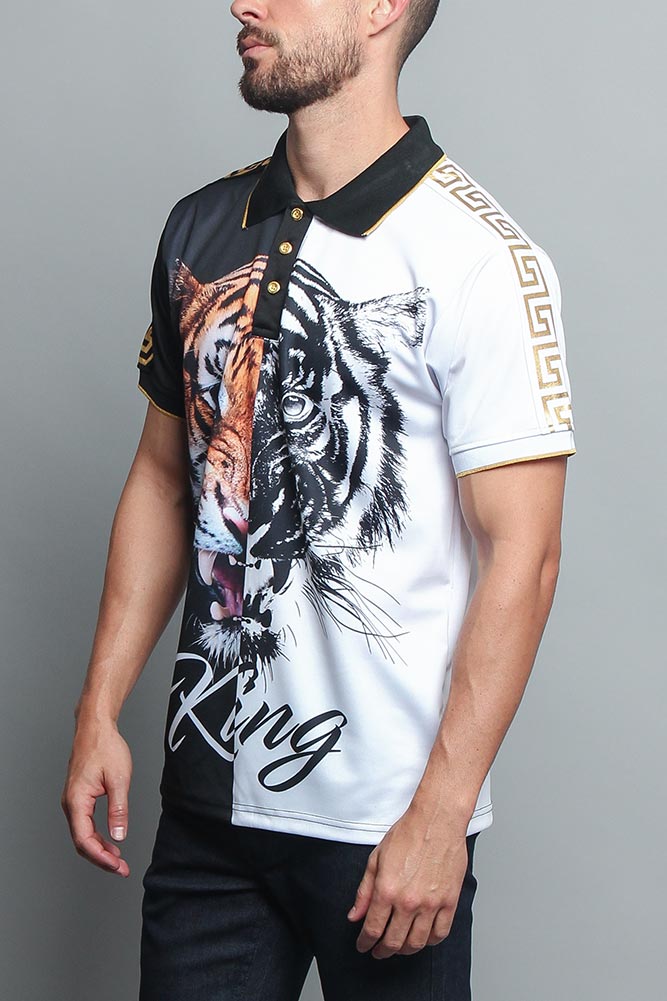 King Contrast Tiger Polo