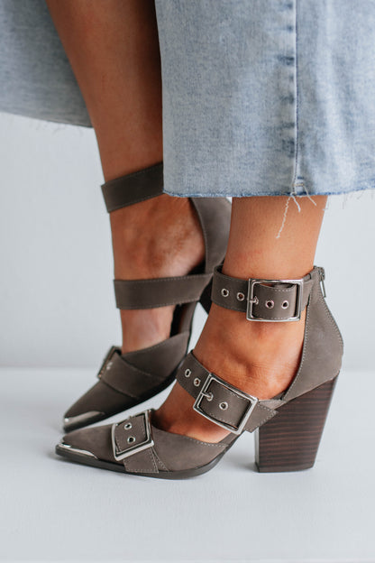 Proving My Point Heels - Charcoal