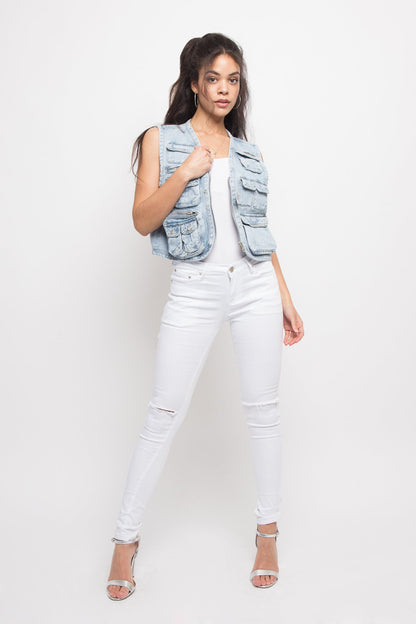 Utility Zipper Pocket Vest