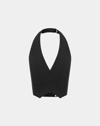 REBEL WAISTCOAT PINSTRIPE