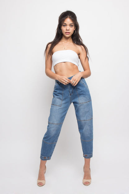 High Rise Slouchy Jeans