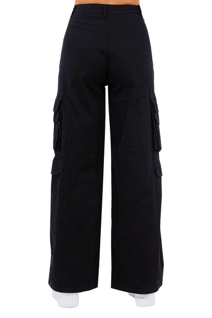 Women's Essential High Waist Multi Pocket Cargo Pants