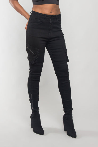 Skinny Cargo Pants