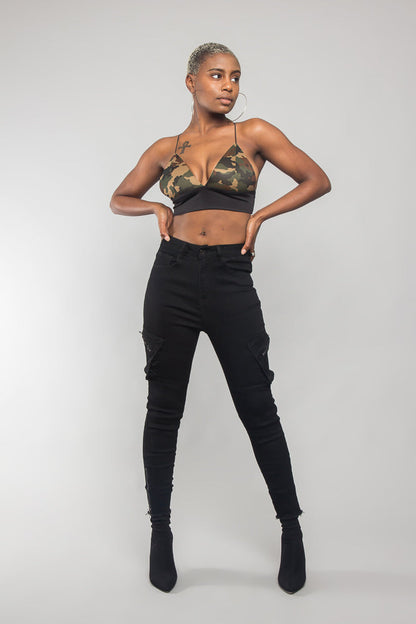 Skinny Cargo Pants