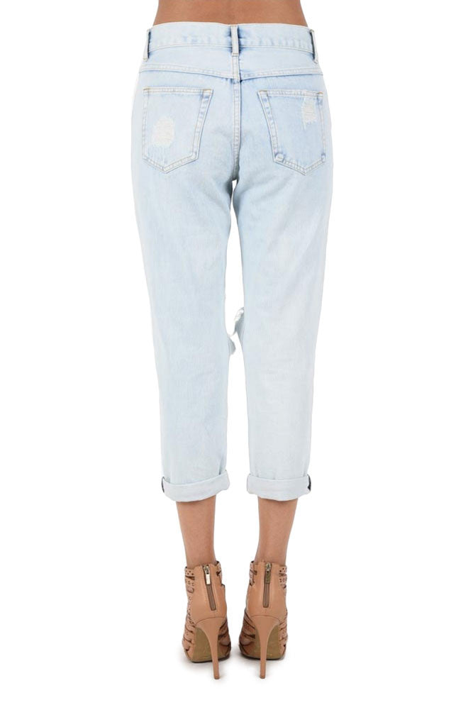 Women's Destroyed Boyfriend Jeans